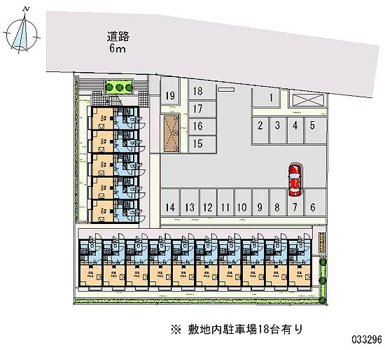 ★手数料０円★さいたま市大宮区三橋　月極駐車場（LP）